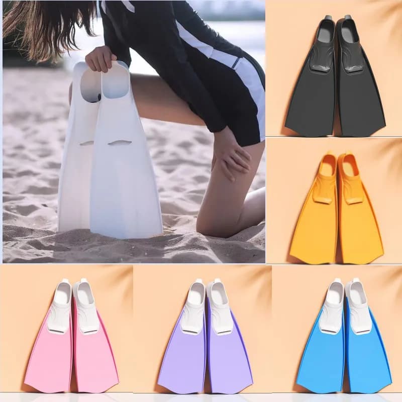 Scuba diving shoes Free diving pins Snorkeling feet for men and women Long pins