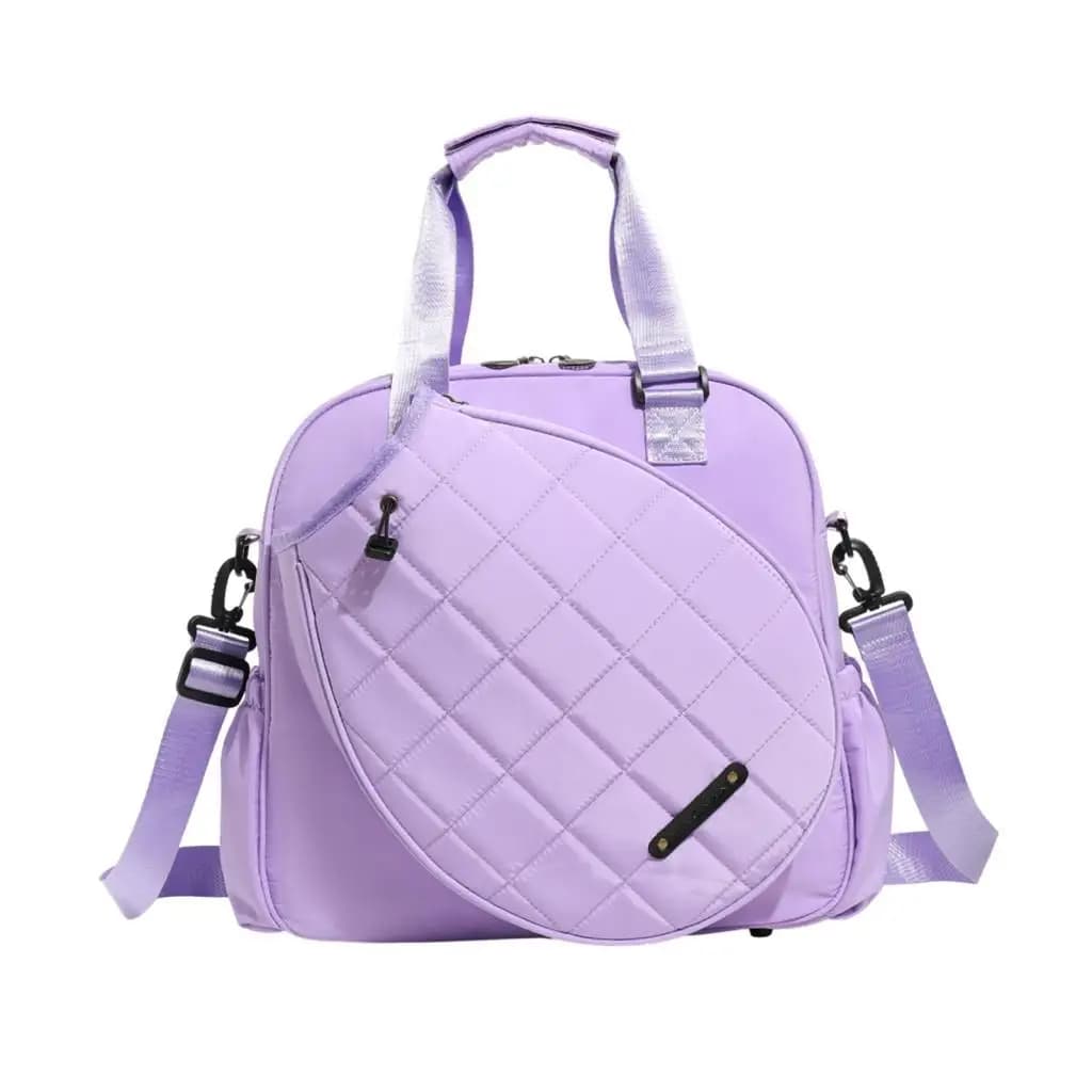 Tennis Rack Bag with Bottle Holder, Tennis Shoulder Bag, Badminton Rack Bag, Pickleball Paddle Bag