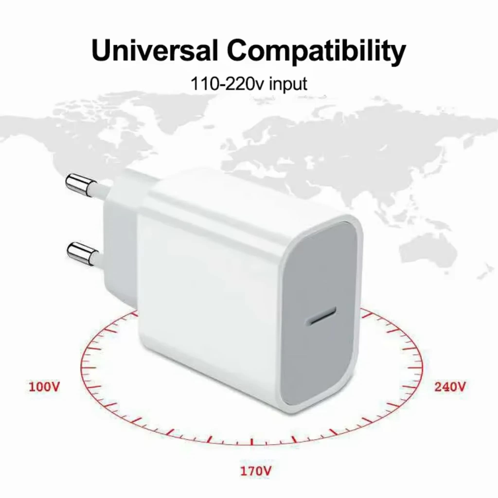 For iphone PD 20W USB Phone Charger Fast Charger for iPhone for iPad for Samsung