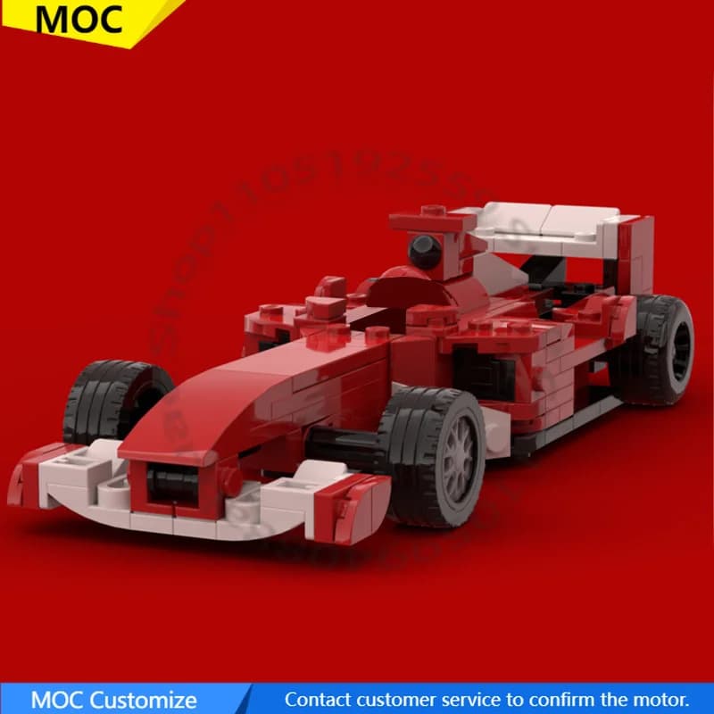 248 PCS Auto Sportiva Ferrarl F2004 MOC Personalizza Modulare Building Block Design Creativo Educativo FAI DA TE Ragazzi Compleanno Giocattolo Regalo
