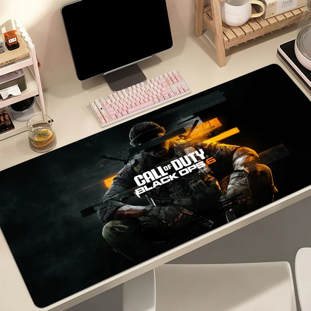Tappetino per mouse C-Call Of Duty Black Ops 6, tappetino per mouse ispessito antiscivolo, cuscino da gioco per studenti, grande tappetino per scrivere, per ufficio