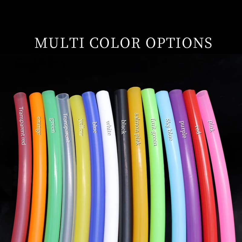 Silicone rubber hose for food use from 5 m ID 0.5 1 2 3 5 6 7 8 9 9 10 11 12mm Flexible pipe for non-toxic garden aquarium irrigation