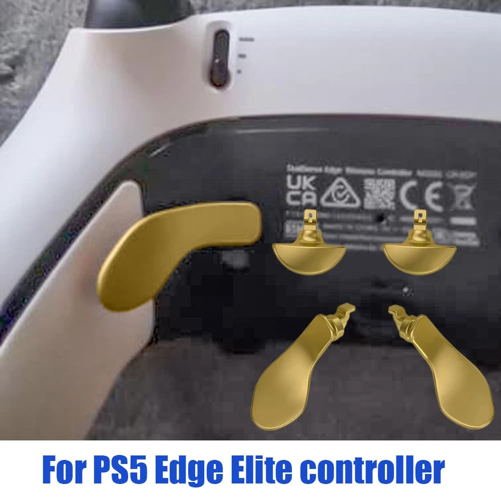 Set di 4 Pezzi di Tasti Posteriori in Metallo Resistenti all'Usura per Controller PS5 Elite, Accessori di Ricambio Anticorrosione