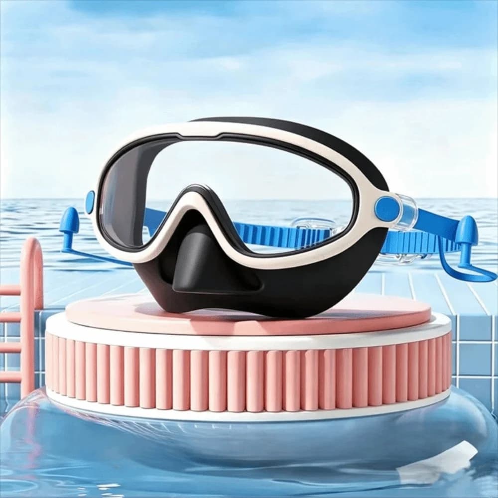 Clear Vision Silicone Swimming Glasses Big Frame HD View Swim Goggles Anti-fog UV Protection Swimming Goggles Boys Girls