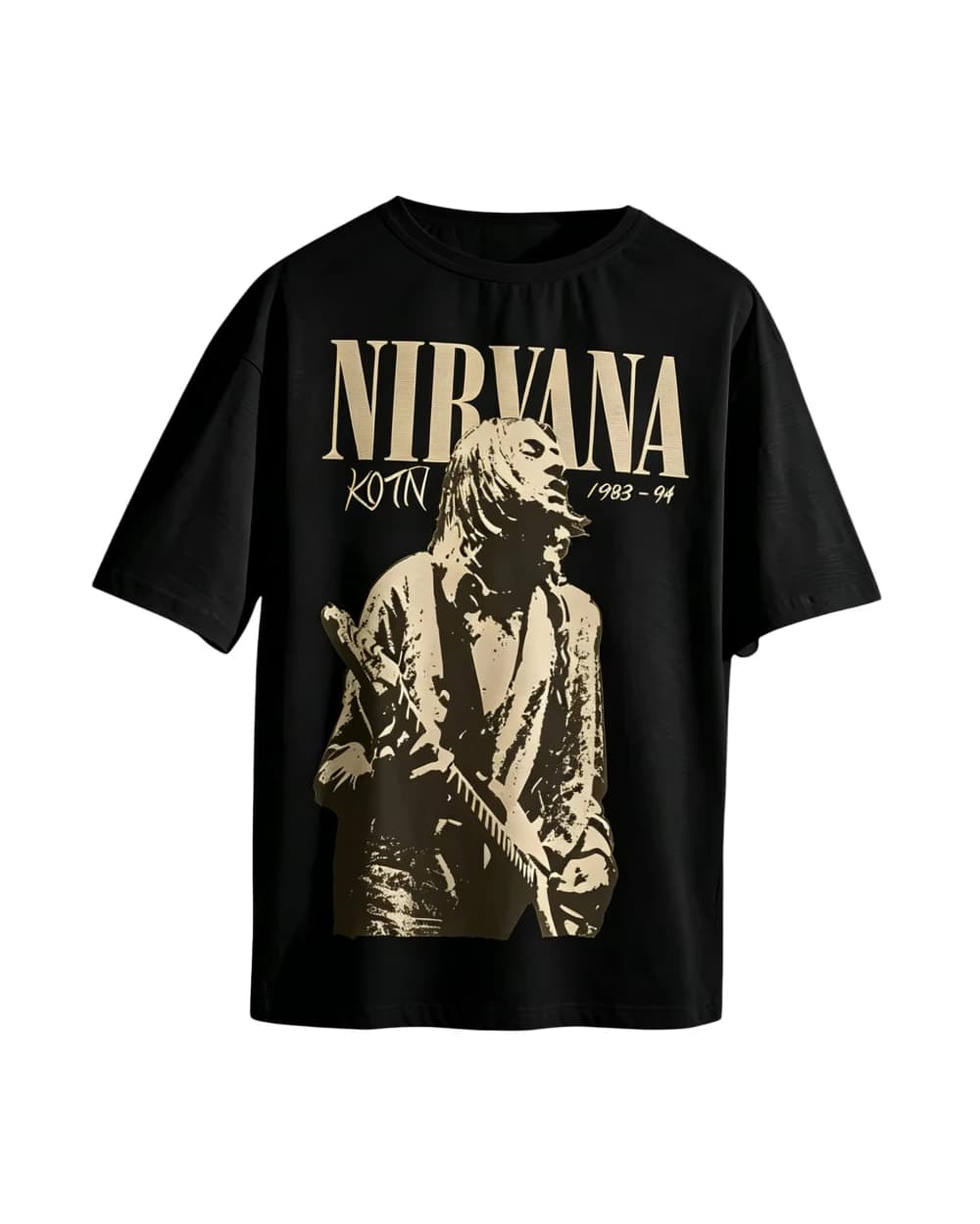 Nirvana Rock Band 2026 Summer Print T-shirt for Fans To Commemorate Casual Loose Y2K Fashion Short Sleeved Shirt