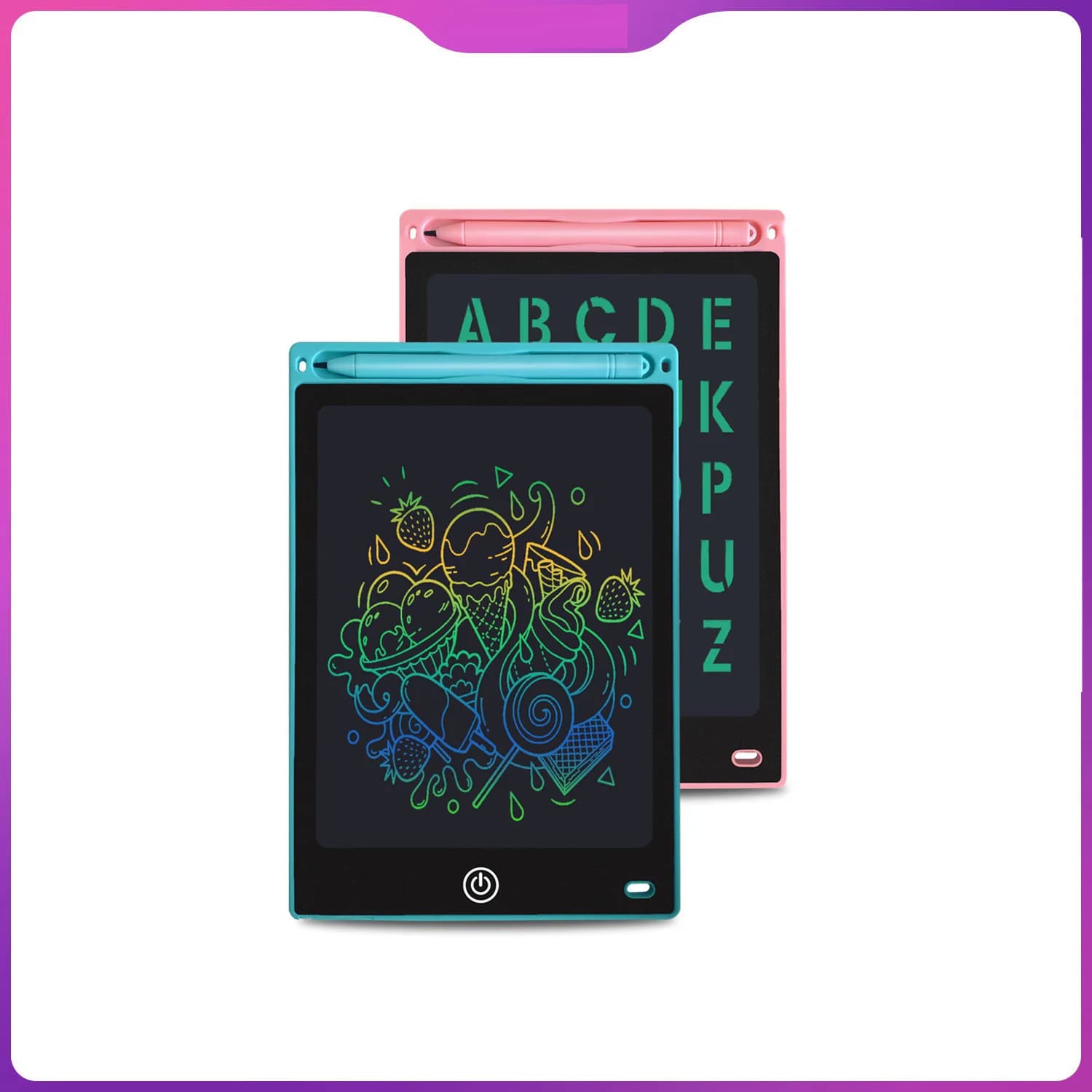 Tablet per scrittura a mano da 8,5 pollici, lavagna per scrittura a cristalli liquidi, lavagna LCD per graffiti, lavagna elettronica per disegno