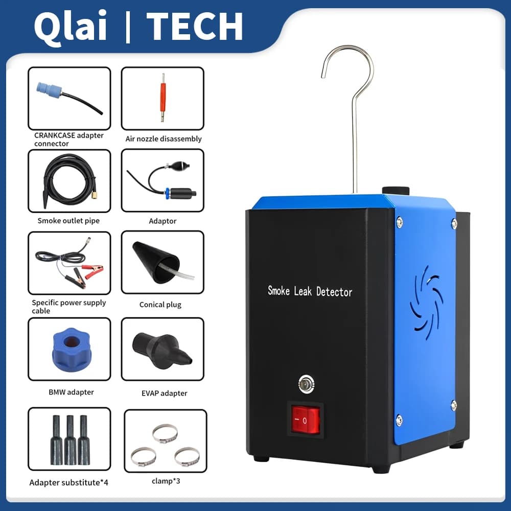 12V Perdite di Fumo per Auto EVAP Tester di Perdite di Fumo Macchina Vuoto Tubo Carburante Rilevatore di Perdite di Olio Strumenti Diagnostici Auto