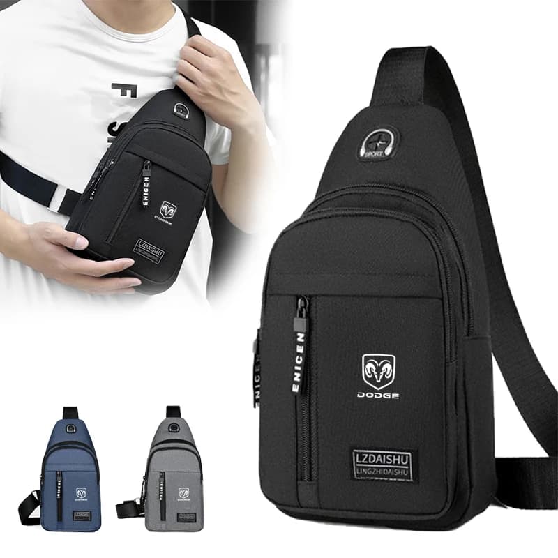 Canvas Car School Bags Rucksack Laptop Rucksack Shoulder For Dodge Ram 1500 Avenger Charger Durango Challenger Chrysler Caravan