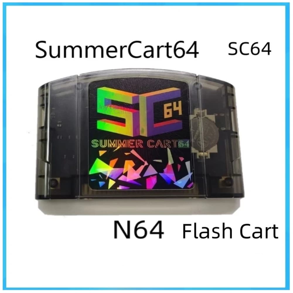 Carrello flash originale SC64 SummerCart64 Scheda di gioco open source 64 Chip modulare per console per videogiochi