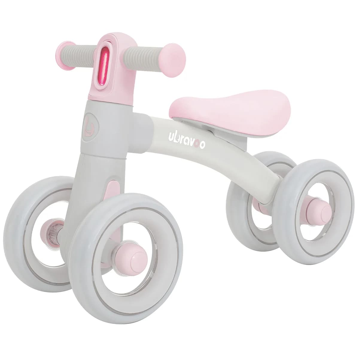 3 Modes and 4 Transparent Silent Wheels Sliding Bike, Riding Toy Ideal for Birthday and Early Learning