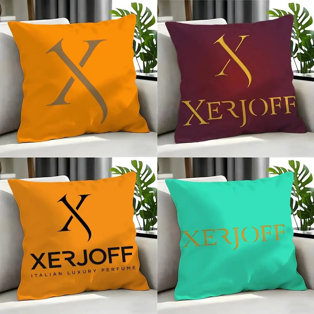 brand Xerjoff Cushion Cover Cushion Cover Set 4Pcs 50x50 45x45 40x40 Pillowcase Decorative Sofa Home Decor