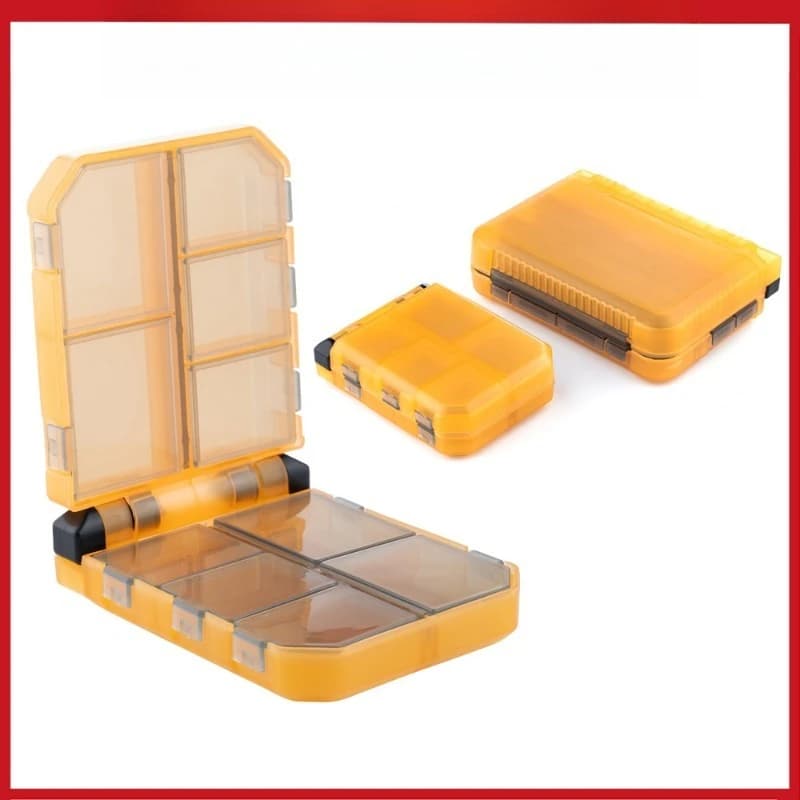 Portable Foldable Double Sided Lure Box Micro Bait Storage Case Multifunctional Variable Fishing Tackle Accessories Organizer