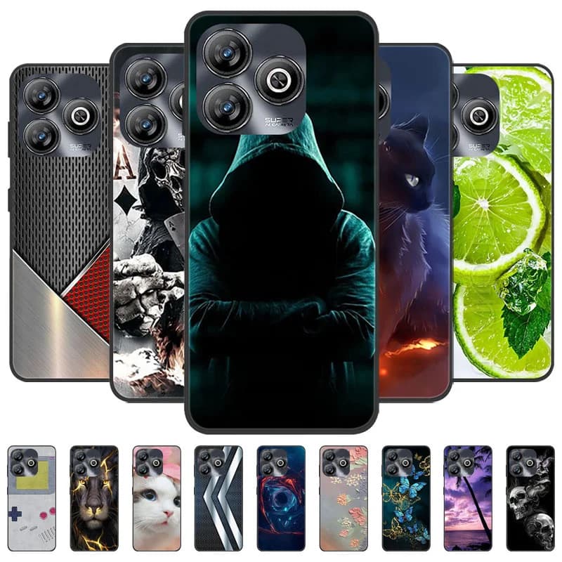 Per ZTE Blade V60 Smart 4G Custodia Cool Wolf Lion Silicone Antiurto Morbido TPU Copertura Del Telefono Per ZTE Blade V60Smart Fundas Protettivi