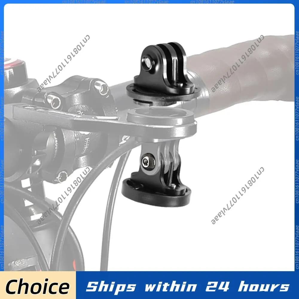 Supporto per Fotocamera da Bicicletta, Adattatore per Computer da Bici, Base per Luce Anteriore, Supporto per Fotocamera per Garmin e Gopro