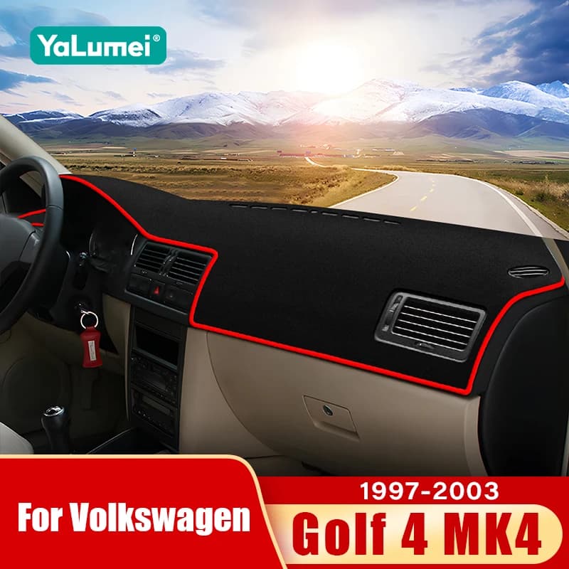 Per Volkswagen VW Golf 4 MK4 1997 1998 1999 2000 2001 2002 2003 Cruscotto Auto Zerbino Parasole Strumento Scrivania Copertura Accessori