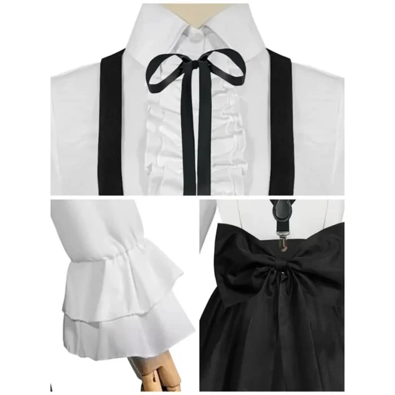 5;e,8\v,5/XqAnime Date A Live Hoshimiya Mukuro Cosplay Costume Japanese JK Uniform Skirt Long Sleeves Shirt Woman Kawaf,5'h\8/m'