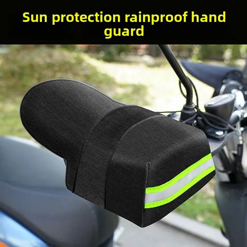 Manicotti per manubrio moto Coperture impermeabili antivento per tutte le stagioni Protezione solare Guanti per manubrio bici invernali