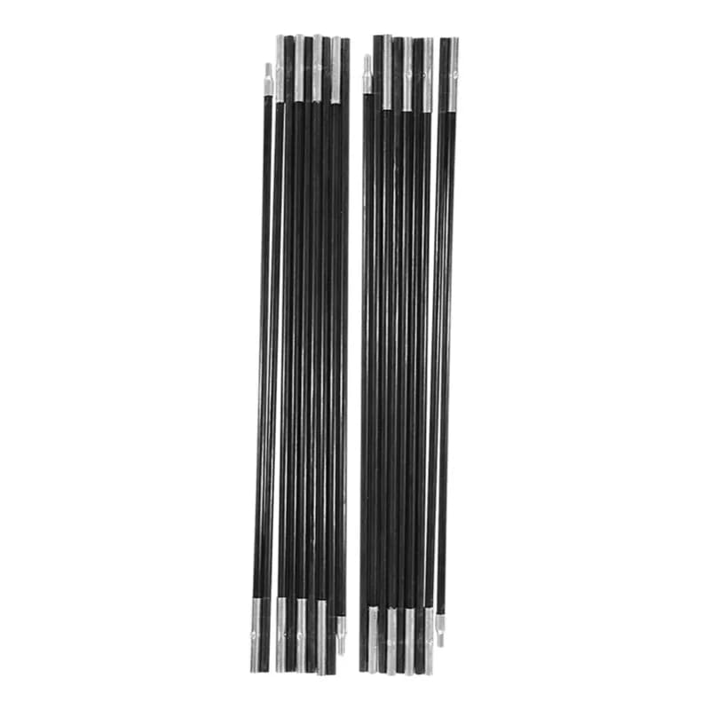 Kit di Pali in Fibra di Vetro da 4,9M per Tende da Campeggio, Aste di Supporto per Esterni, Strutture per Tende da Sole