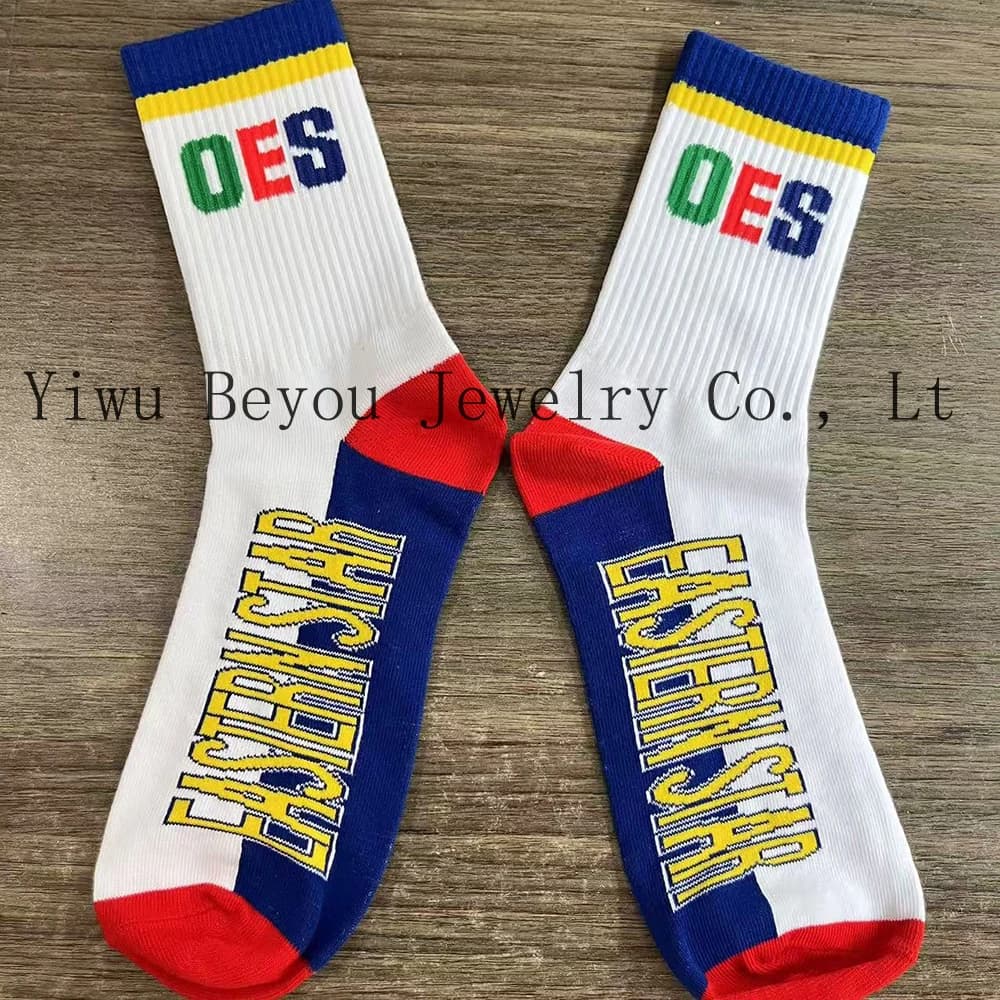 Personalized Greek letter sister OES socks