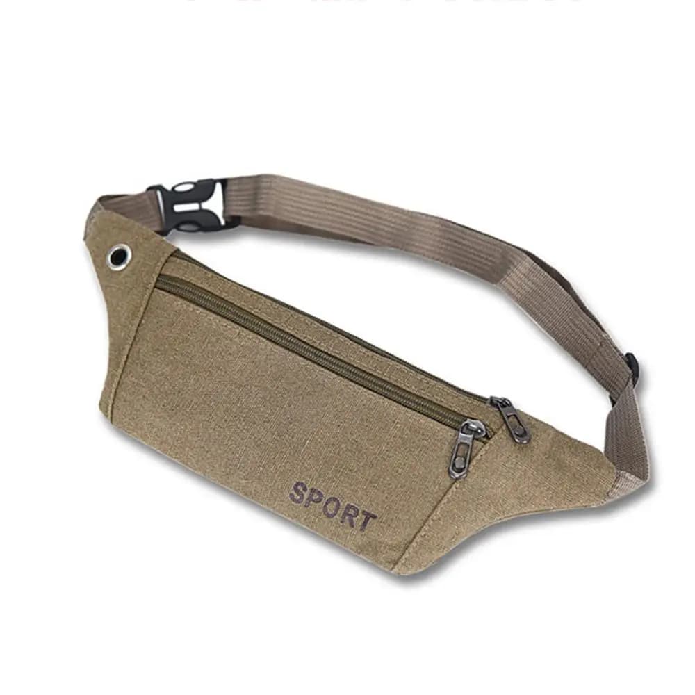 Satchel Casual Wallet Storage Bag Hip Purse Canvas Belt Bags Fanny Pack Waist Packs