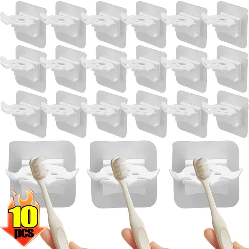 10/1PCS Portaspazzolino in plastica Organizzatore da viaggio Supporto rimovibile per riporre tazze per spazzolino Accessori per il bagno domestico