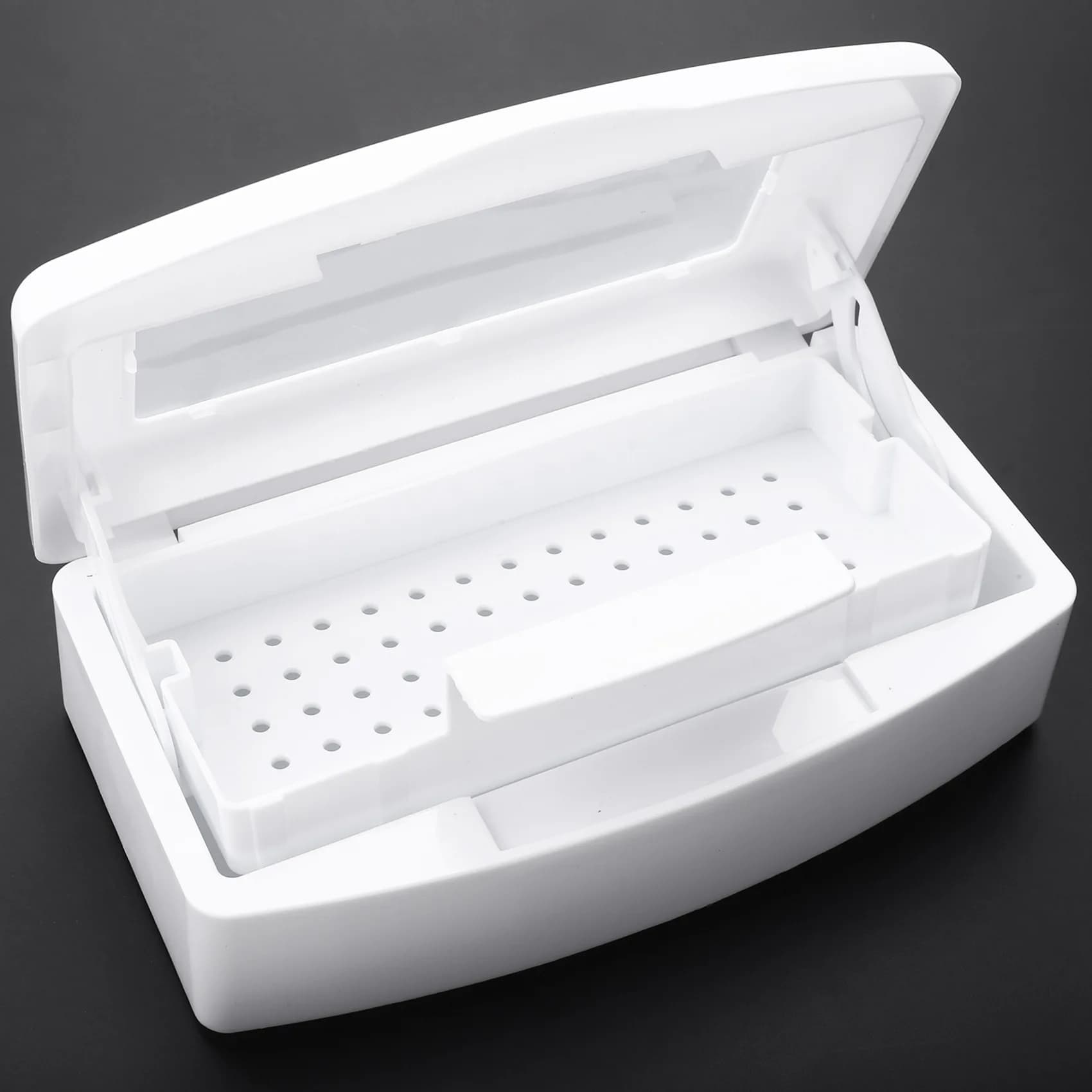 AT13 Nail Sterilizer Tray Disinfection Pedicure Manicure Box Nails Art Boxes Sterilizing Salon Tools Manicure Implement Tool