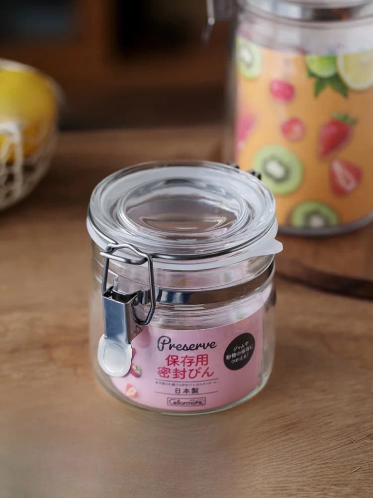 Barattolo in Vetro Senza Piombo Star Nitro per la Fermentazione del Vino, Vino di Prugne, Kimchi, Uso Domestico, Contenitore Cilindrico per la Conservazione in Cucina