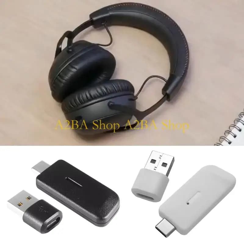 A2BA Replacement Sound Sound Receiver Adapter for Cloud 3S Cloud III S Gaming Headset Enhances Gaming Experience