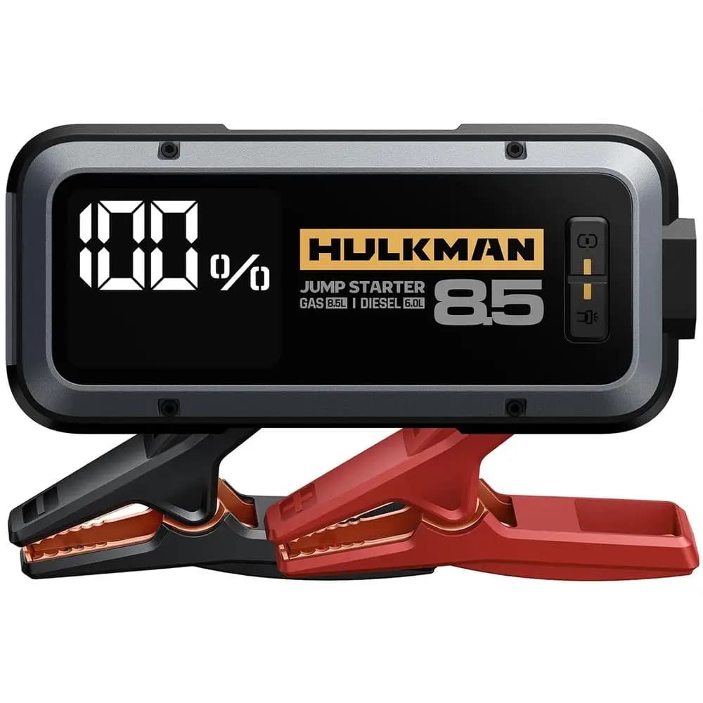 Avviatore di Emergenza per Auto 74Wh 12V con Display da 3,3 Pollici, Alimentazione USB-C, Torcia 5-in-1 e Cavi di Avviamento per Motori a Benzina/Diesel