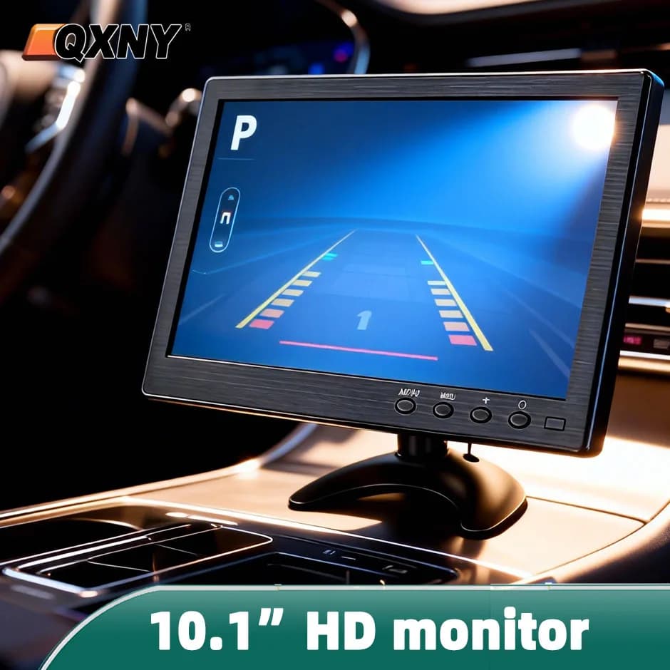 10.1 inch LCD HD IPS Screen HDMI compatible VGA AV Bnc input monitor for PC Computer CCTV TV Backup Camera Game Box RPI