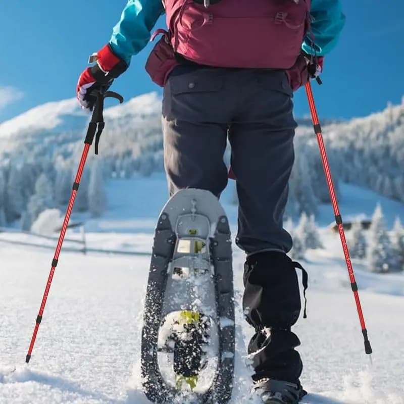 Walking poles for hiking Walking Hiking poles Trekking poles Balance support tools for light and adjustable shoulder backpack for camping