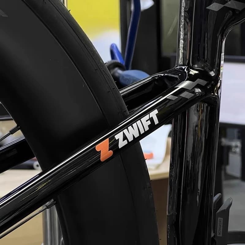 Wall stickers for upper tube frame bike Zwift, DIY decorations for helmet MTB and road bike, graffi cycling repair stickers, bike accessories