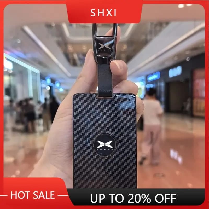Good Quality New ABS Car NFC Key Case Shell Cover Fob For Xpeng G3 G6 G9 P5 P7 P3 Mona M03 NFC Cards Protector Holder Keychain A