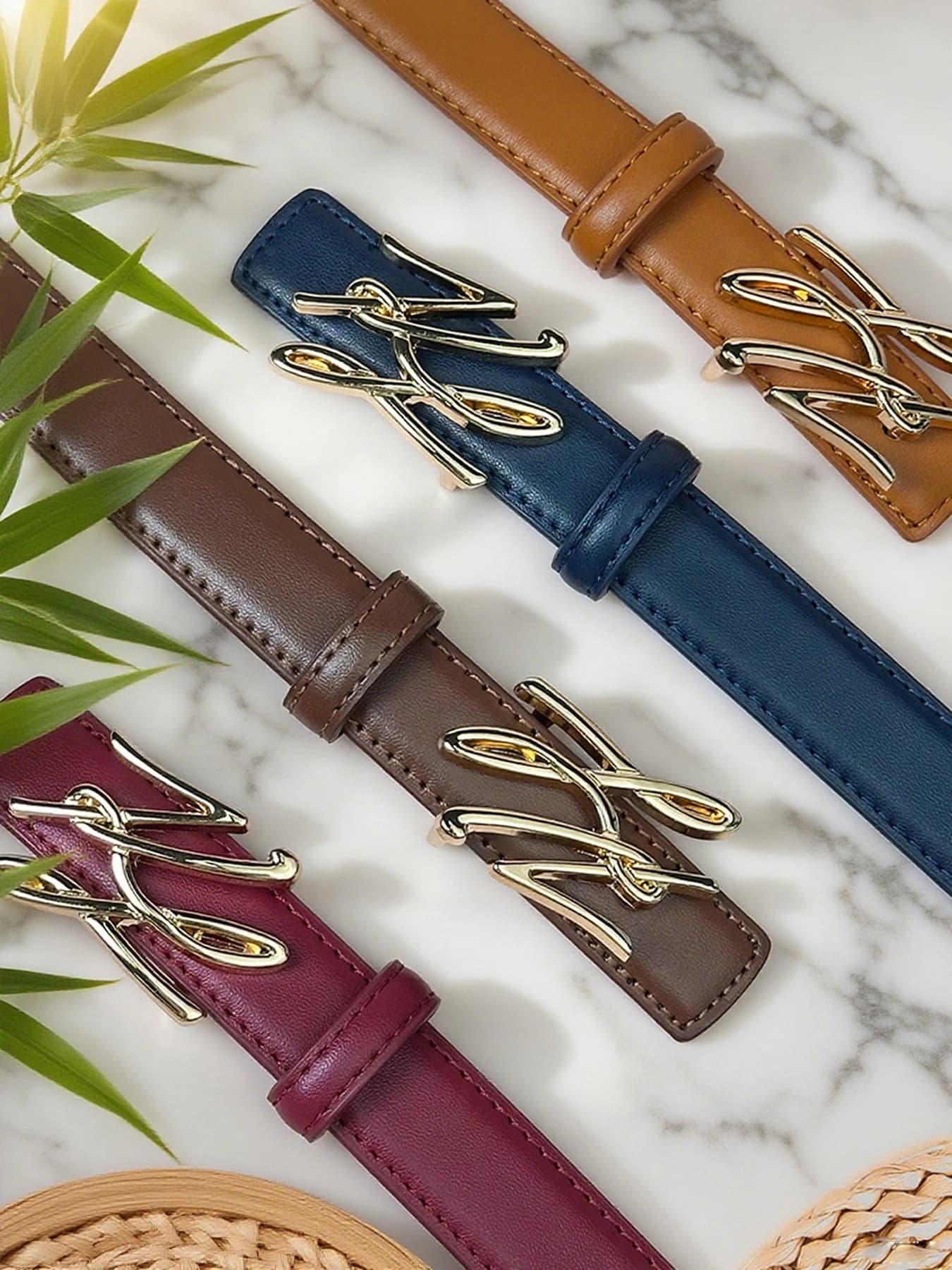 Nuova Cintura da Donna di Design Europeo e Americano, Cintura Decorativa di Nicchia con Senso Estetico