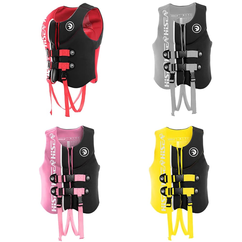 Giubbotto di salvataggio per adulti e bambini, giubbotto di galleggiamento portatile professionale, sport acquatici, pesca, giubbotto di sicurezza per rafting e nuoto,