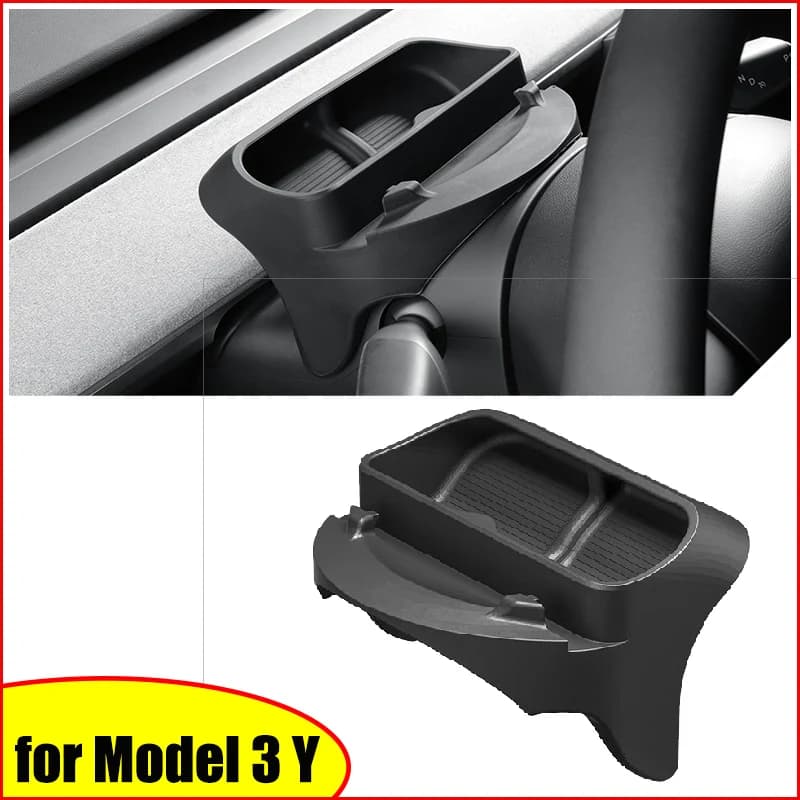 For Tesla Model Y Juniper 2025 Launch Model 3 Highland 2024 Silicone sunglasses case GPS phone stand