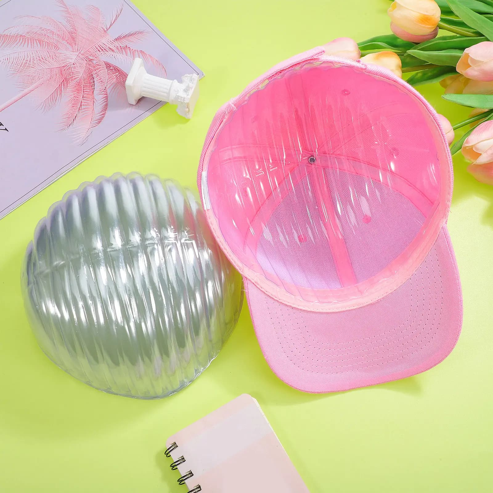 Hat Display Stand 10pcs Set Baseball Cap Rack Inner Support Shaper Holder Dome Shape Protector for Home and Retail Storage