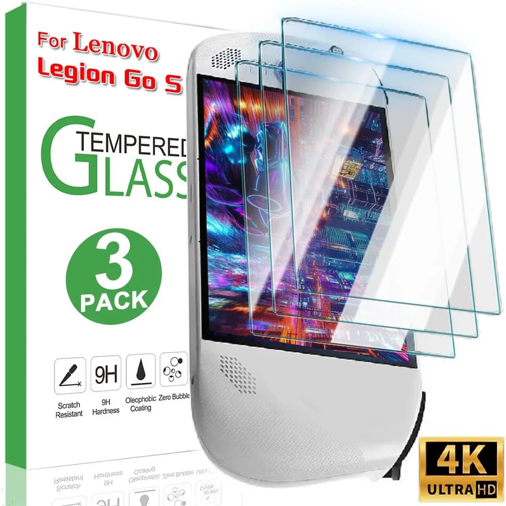 1/2/3 Pezzi Protezione Dello Schermo per Lenovo Legion Go S Durezza Pellicole in Vetro Temperato Guard Antigraffio Full HD Console di Gioco GoS