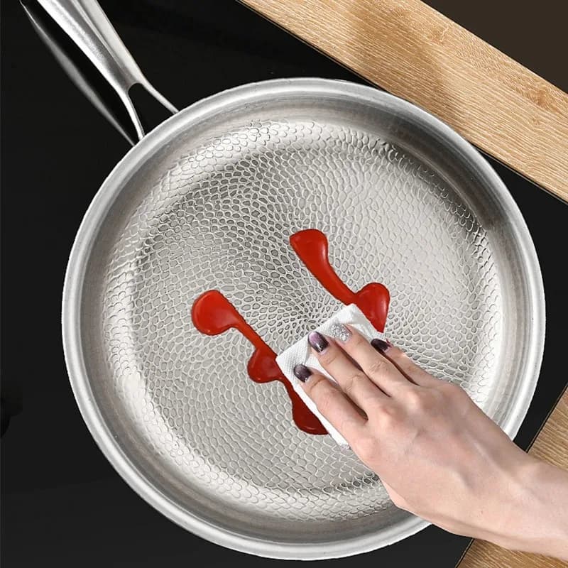 Titanium Martellata Anti-stick pan Compatible with All Plans