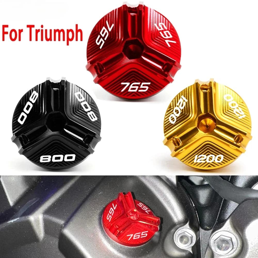 For Triumph Street Triple 765 RS S R 675 Speed Triple 1200 Trident 660 800 Tiger 800 1200 CNC Motorcycle Engine Oil Filler Cap