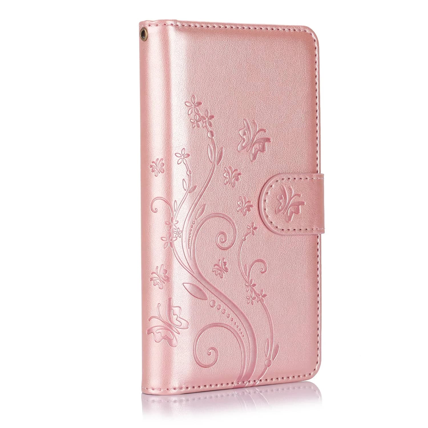 Custodia a Portafoglio WEFOR per Samsung Galaxy S24 S23 FE S22 S21 S20 Ultra S10 S9 Plus, 6 Slot per Carte, Tasca Porta Contanti con Cerniera, Cinturino da Polso