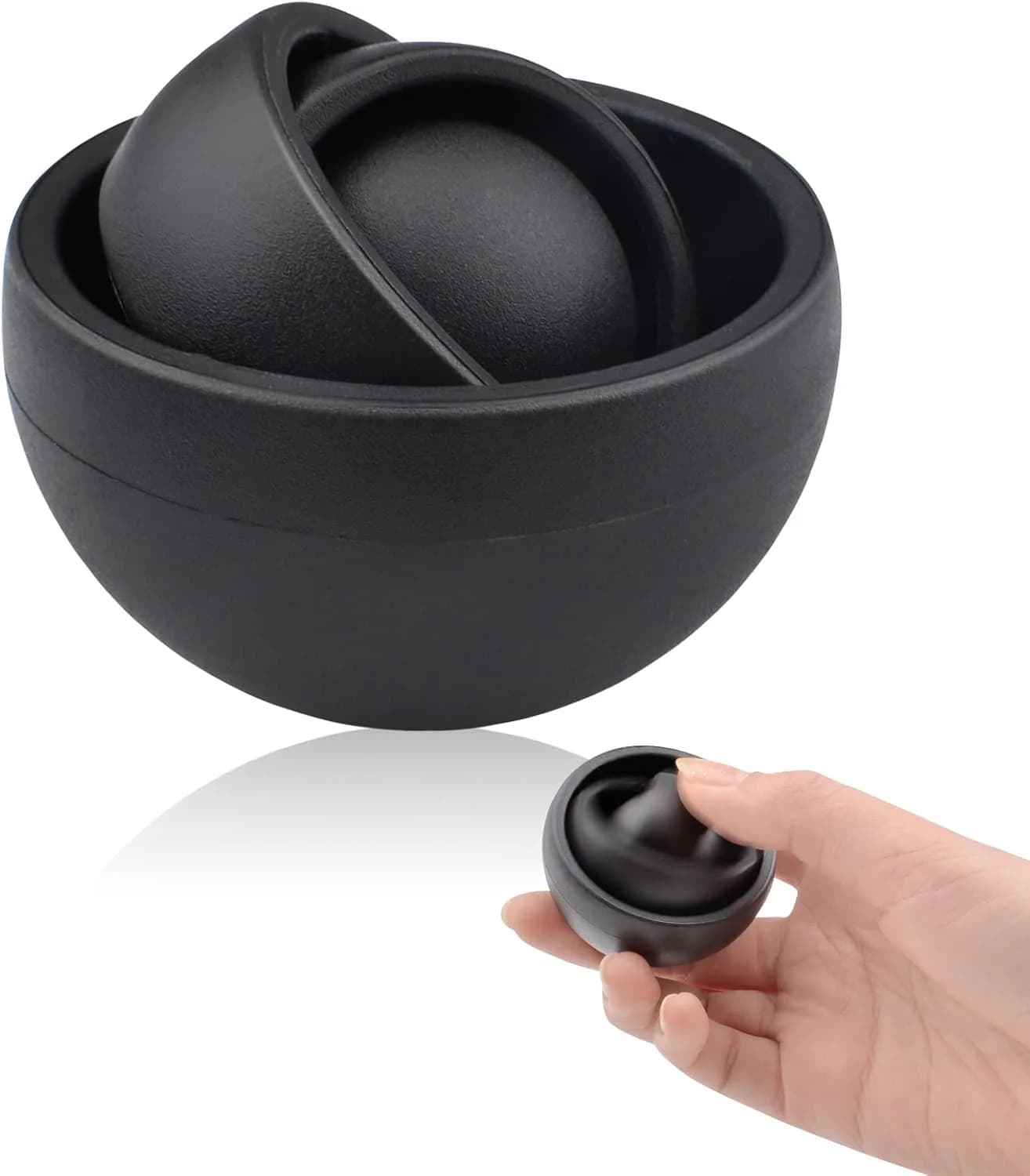 Sicuro Durevole 3D Gravity Fidget Spinner Giroscopio-Infinito Flip Ball Giocattolo antistress Bambini Adulti Autismo ADHD Strumento di messa a fuoco sensoriale Regalo