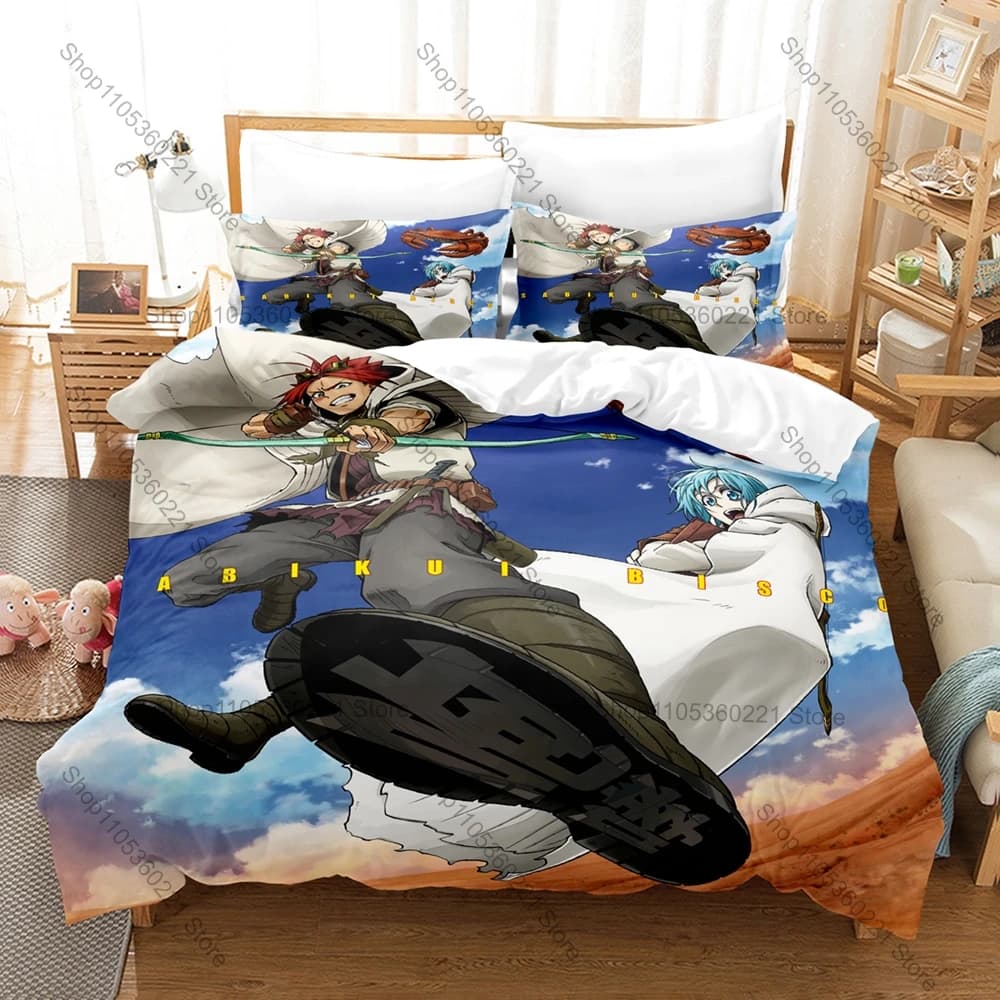 Anime Bedding Set 3Pcs Sabikui Bisco Exquisite Character Print Stylish Decoration For Collectors