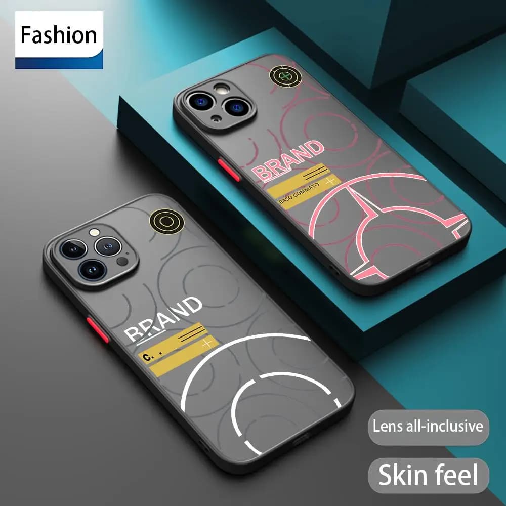 couleur luxe s-stone-s Phone Case For iPhone 17 16 e 15 14 13 12 11 XS Plus Mini Pro Max Drop-proof Frosted Translucent
