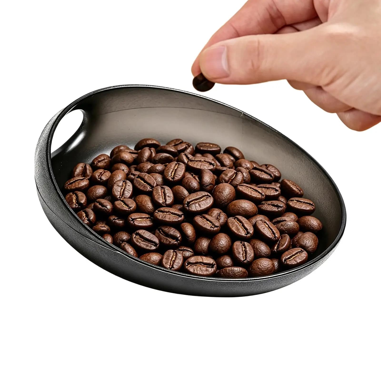 Coffee Dosing Tray ABS Weighing Measuring Display Tray Coffee Bean Cup Coffee Scale Plate Washing Picking Beans Utensil