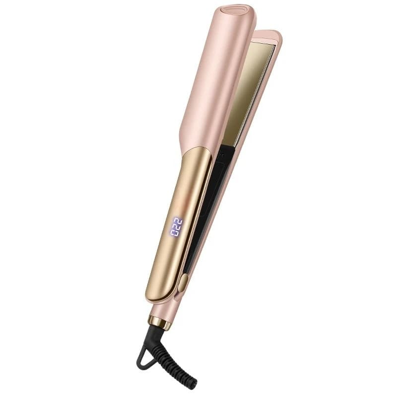 2026 Adjustable Temperature Hair Straightener Curler 2 In 1 Flat Iron Hair Styling Straightening Curling Plate