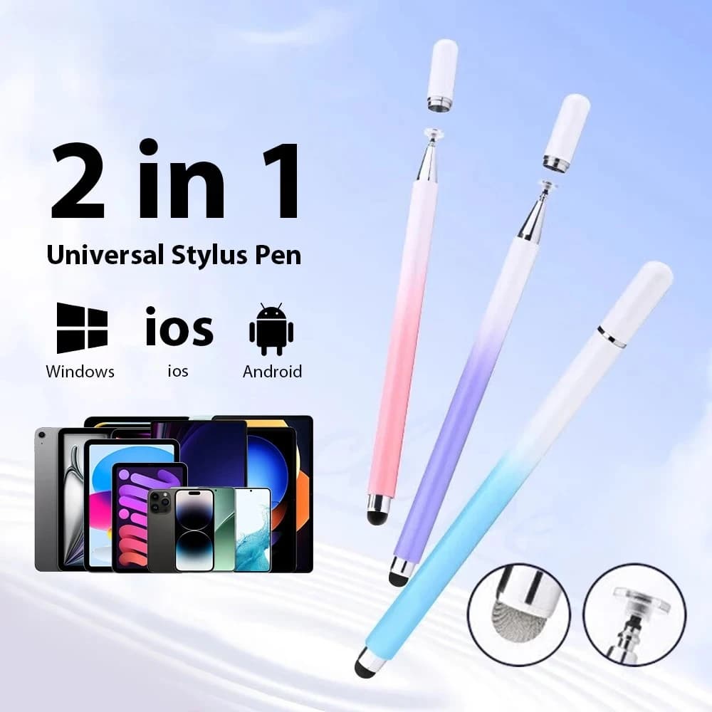 Penna stilo universale per Apple Pencil iPad Pro Air Mini 2024 2025 Penna touch per Samsung Xiaomi Huawei Lenovo Tablet Penne per telefono