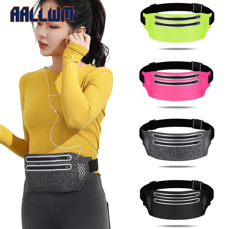 1PCS Fanny Pack for Women Men, Sport Waistbag with Pouches and Adjustable Belt, Waist Pack for Traveling, Running, Partying