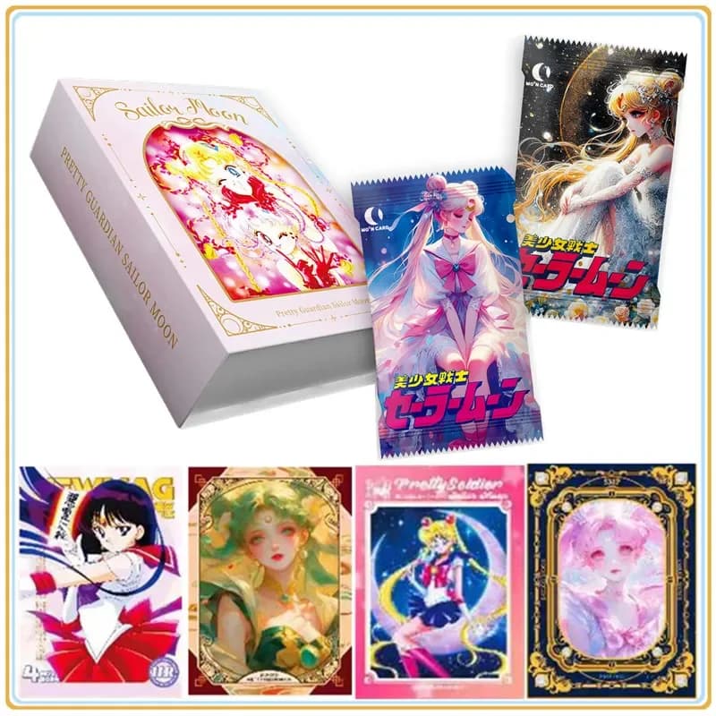 Sailor Moon Card Collezione anime Carte Mistery Box Giochi da tavolo Giocattoli di Halloween Regalo di compleanno per ragazzi e ragazze