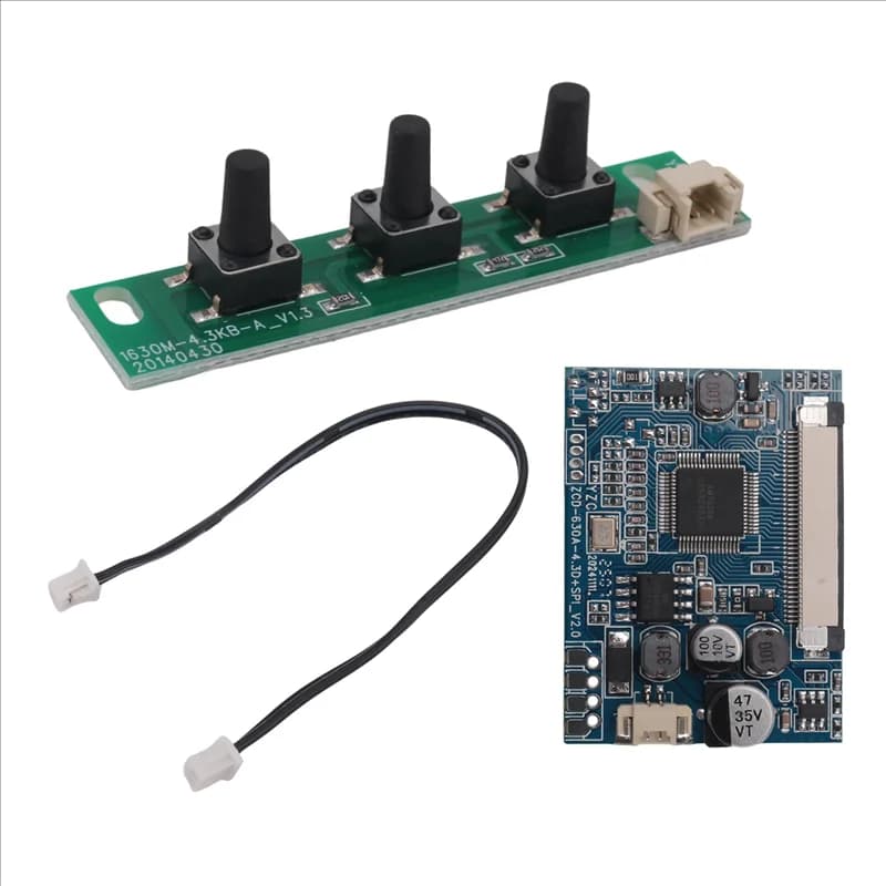 Pratico modulo scheda driver monitor LCD scheda madre display multifunzione da 4,3/5 pollici per cornice per foto digitale AV per auto da 5 pollici